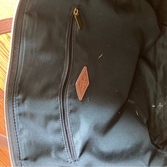 Fossil leather tote bag - Picture 3 of 9